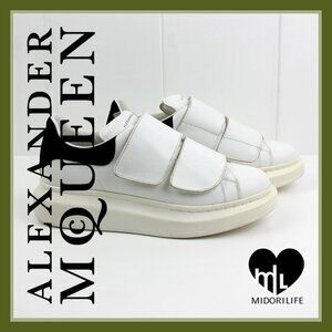 ALEXANDER MCQUEEN Chunky Velcro Leather Sneakers
